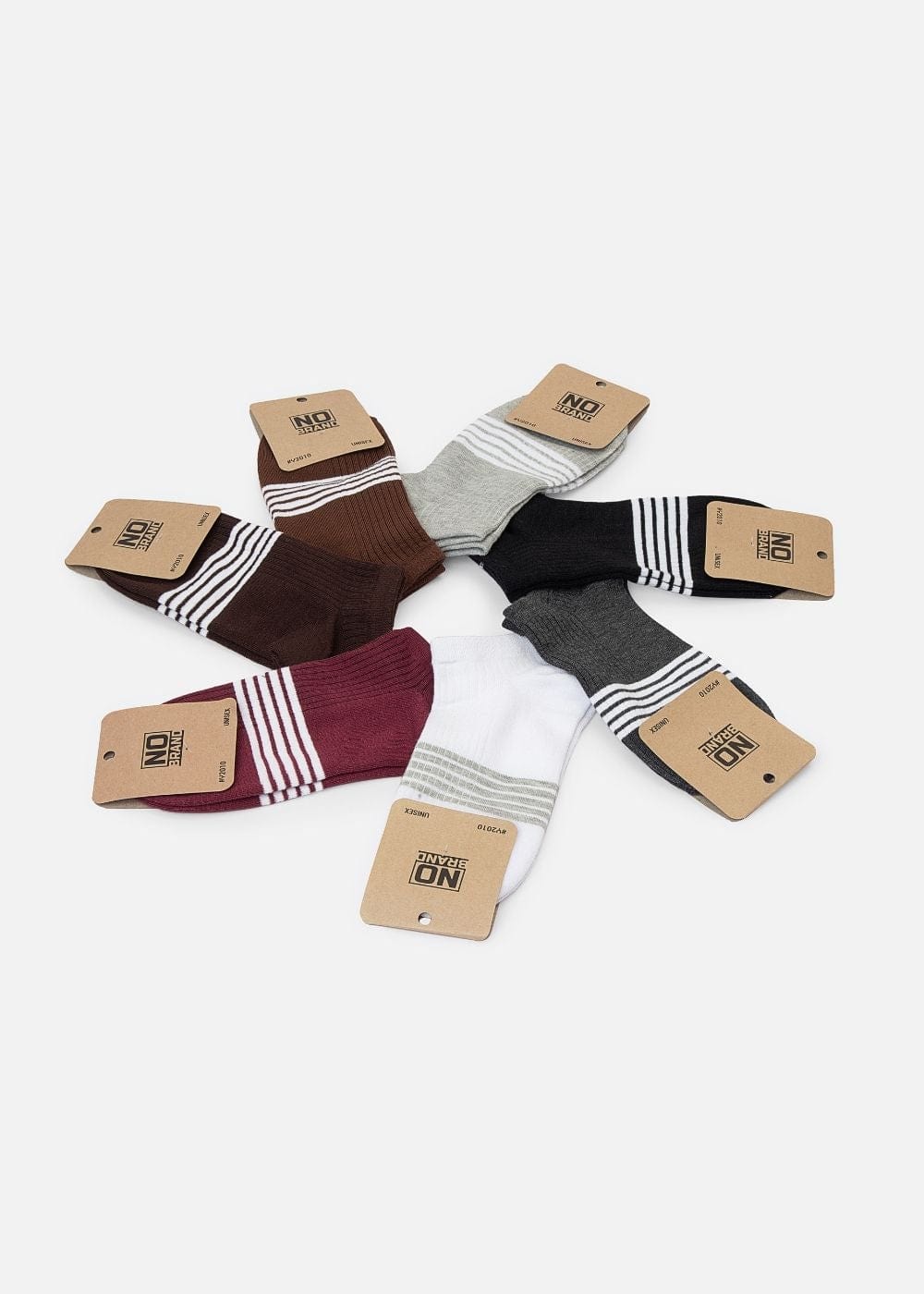 Vớ cổ thấp Vớ Non Branded 09 Nâu Đậm