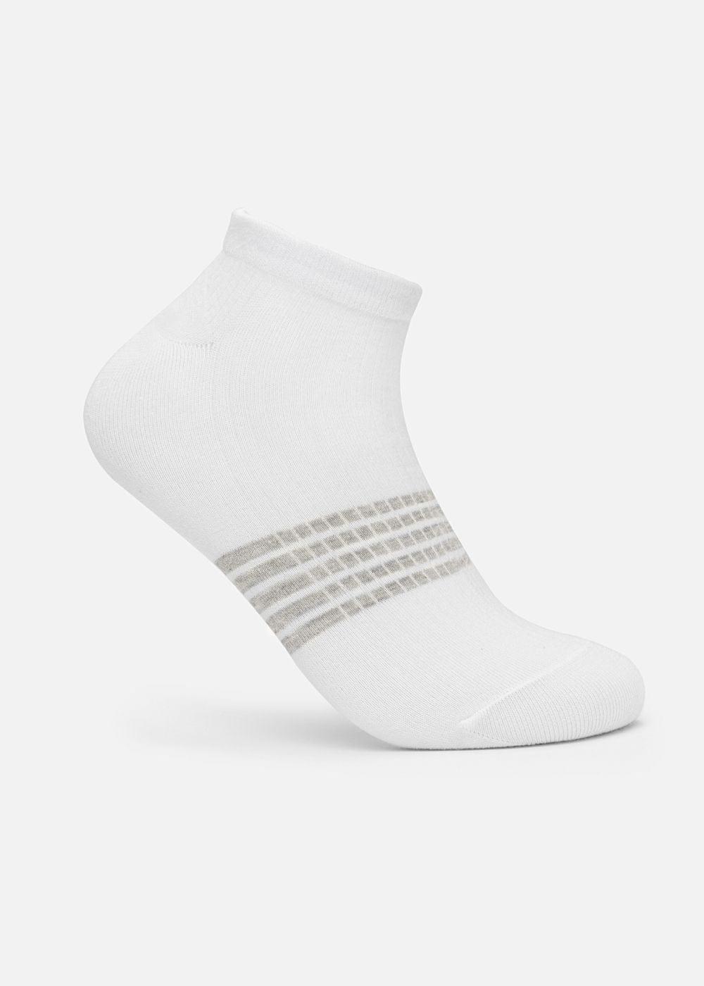 Vớ Thời Trang Cổ Ngắn Siêu Bền Nhiều Màu NB 09 Trắng - YaMe.vn