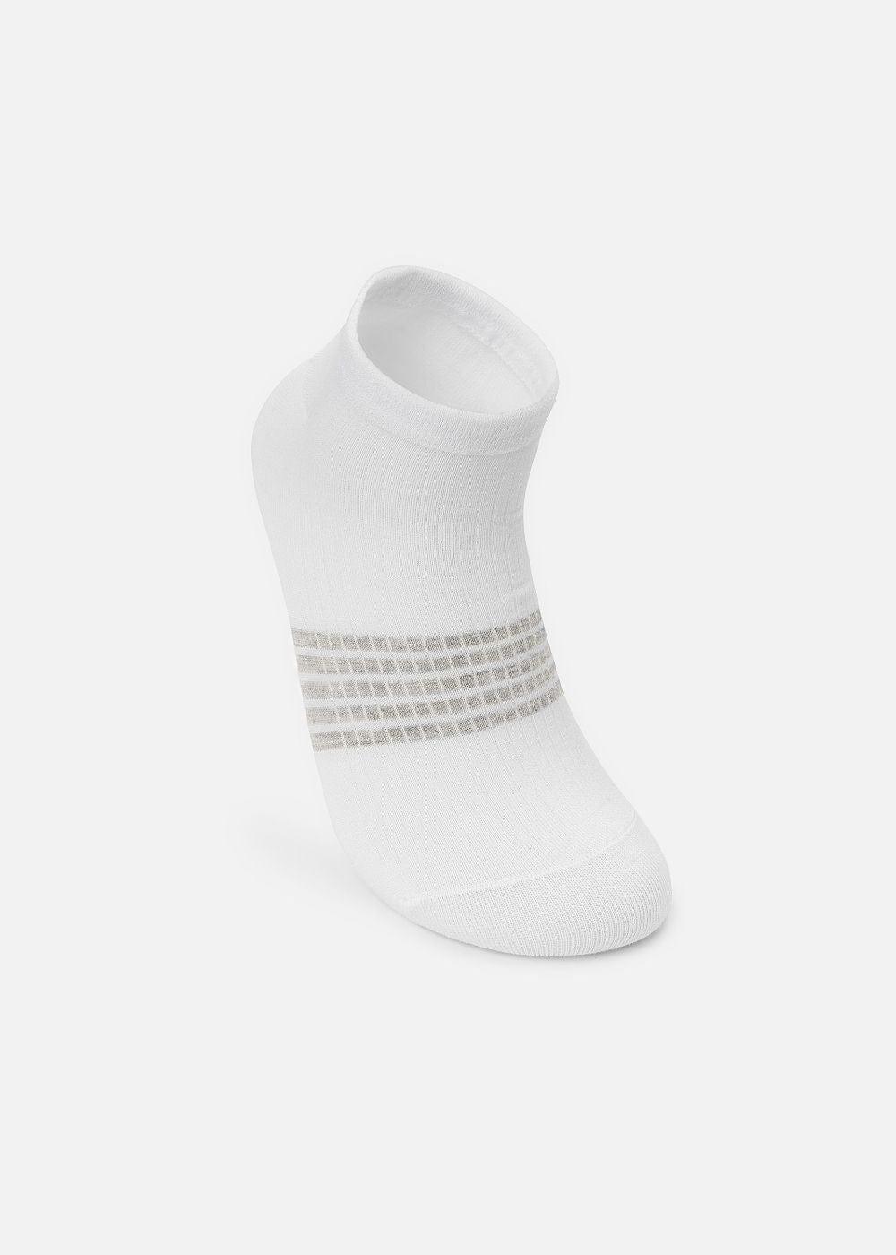 Vớ Thời Trang Cổ Ngắn Siêu Bền Nhiều Màu NB 09 Trắng - YaMe.vn