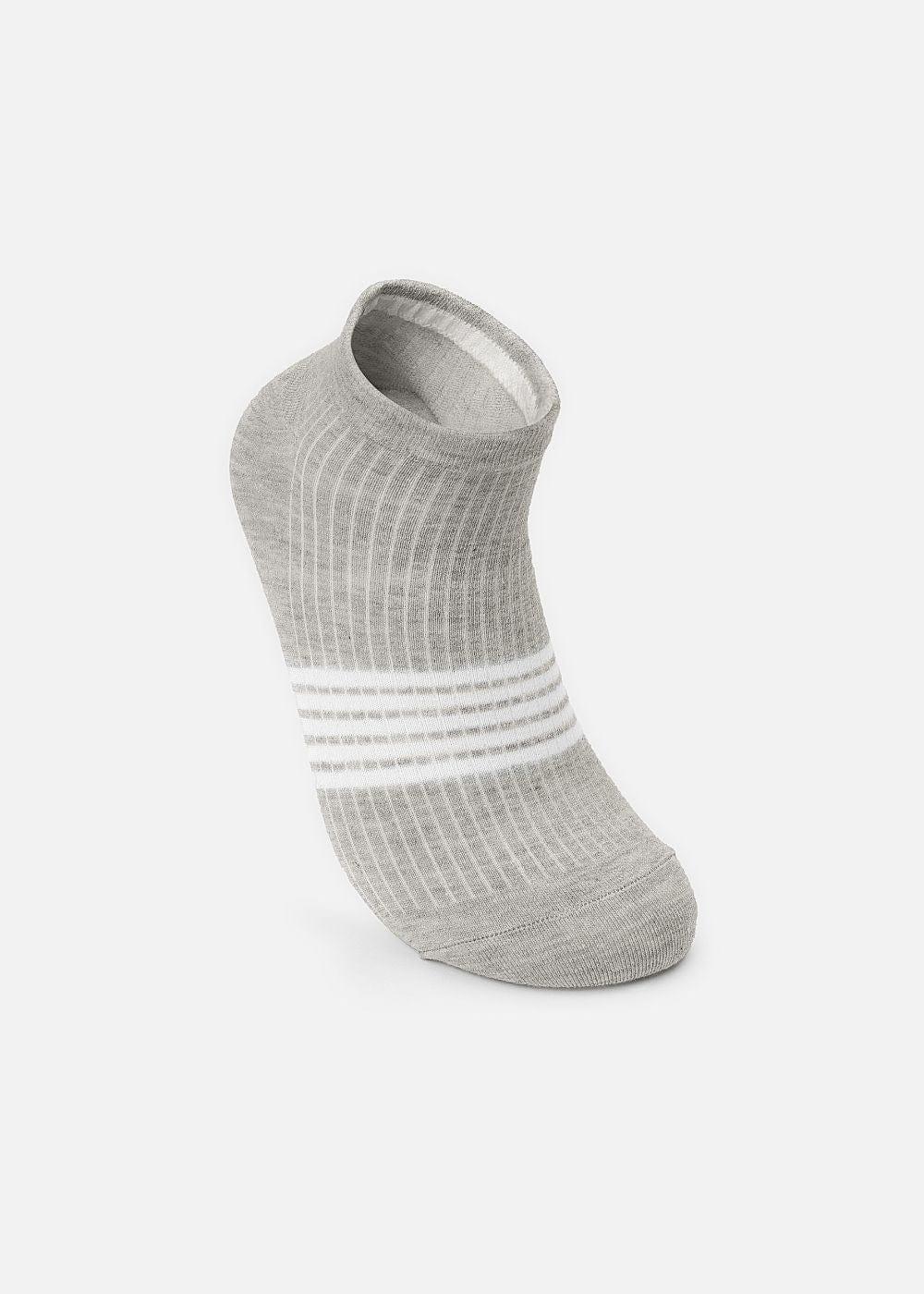 Vớ Thời Trang Cổ Ngắn Siêu Bền Nhiều Màu NB 09 Xám Nhạt - YaMe.vn