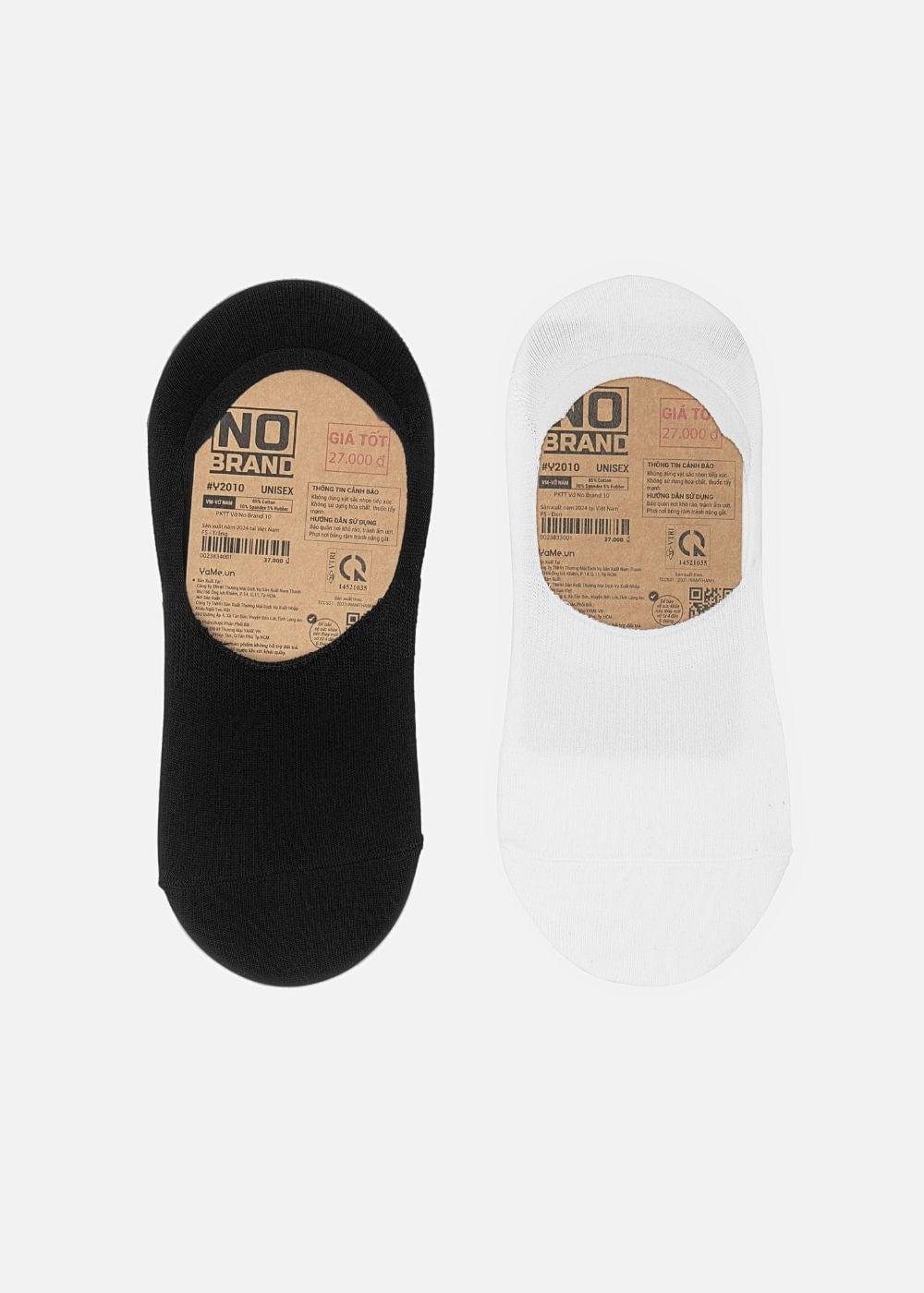 Vớ Basic Lười Thoáng Khí Giữ Form NB 10 Đen - YaMe.vn