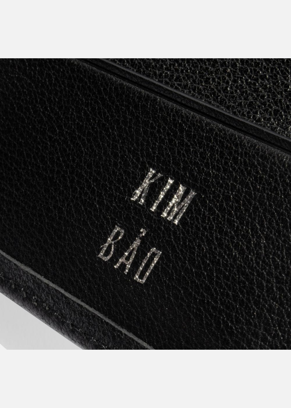 Ví Dáng Ngang Da Thật Ví Kim Bảo 02 Đen