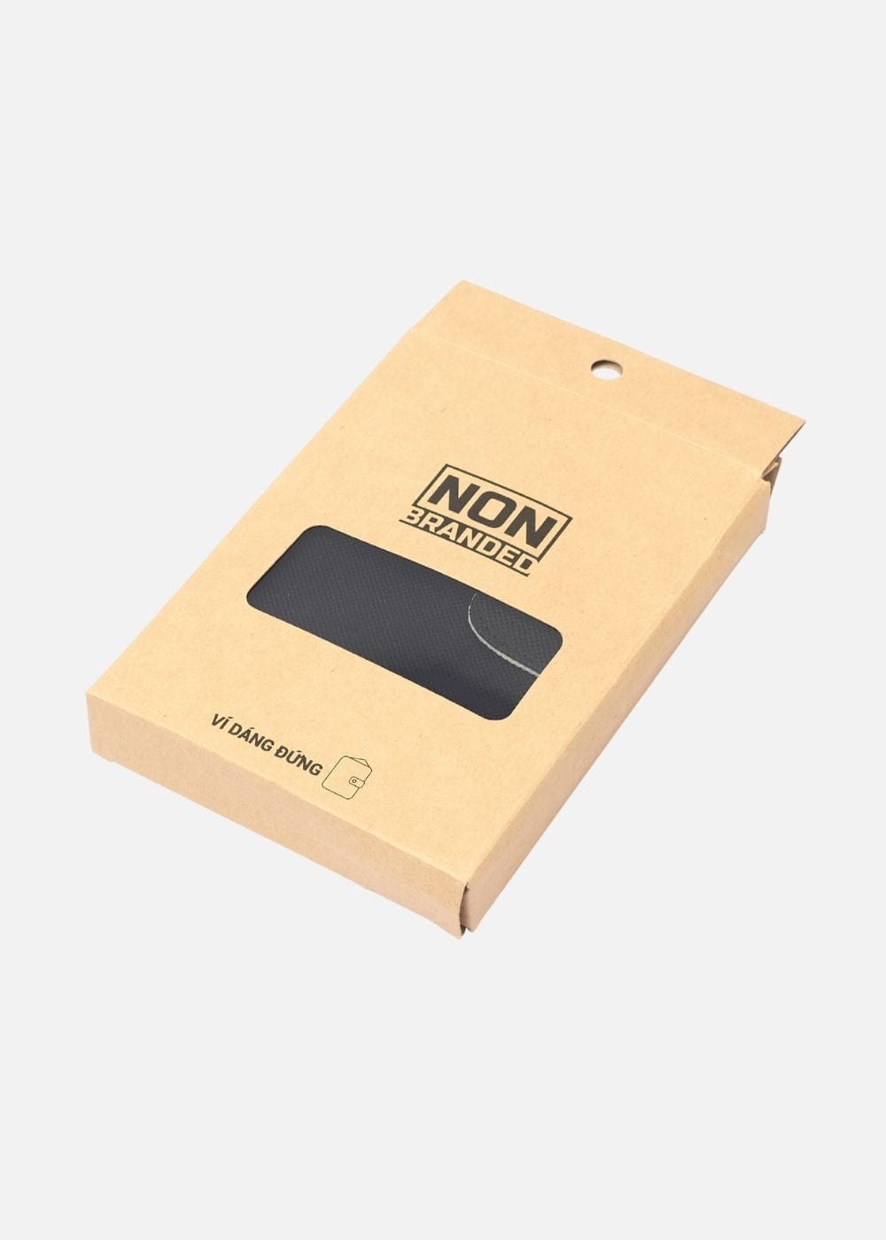 Ví Dáng Đứng Canvas Ví Non Branded 15 Đen