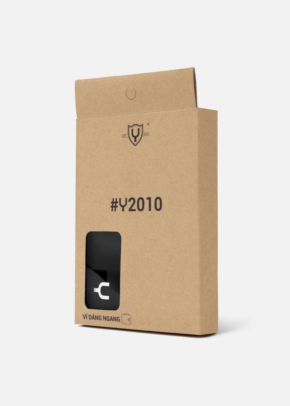 Ví Dáng Ngang Canvas Ví #Y2010 01 Đen