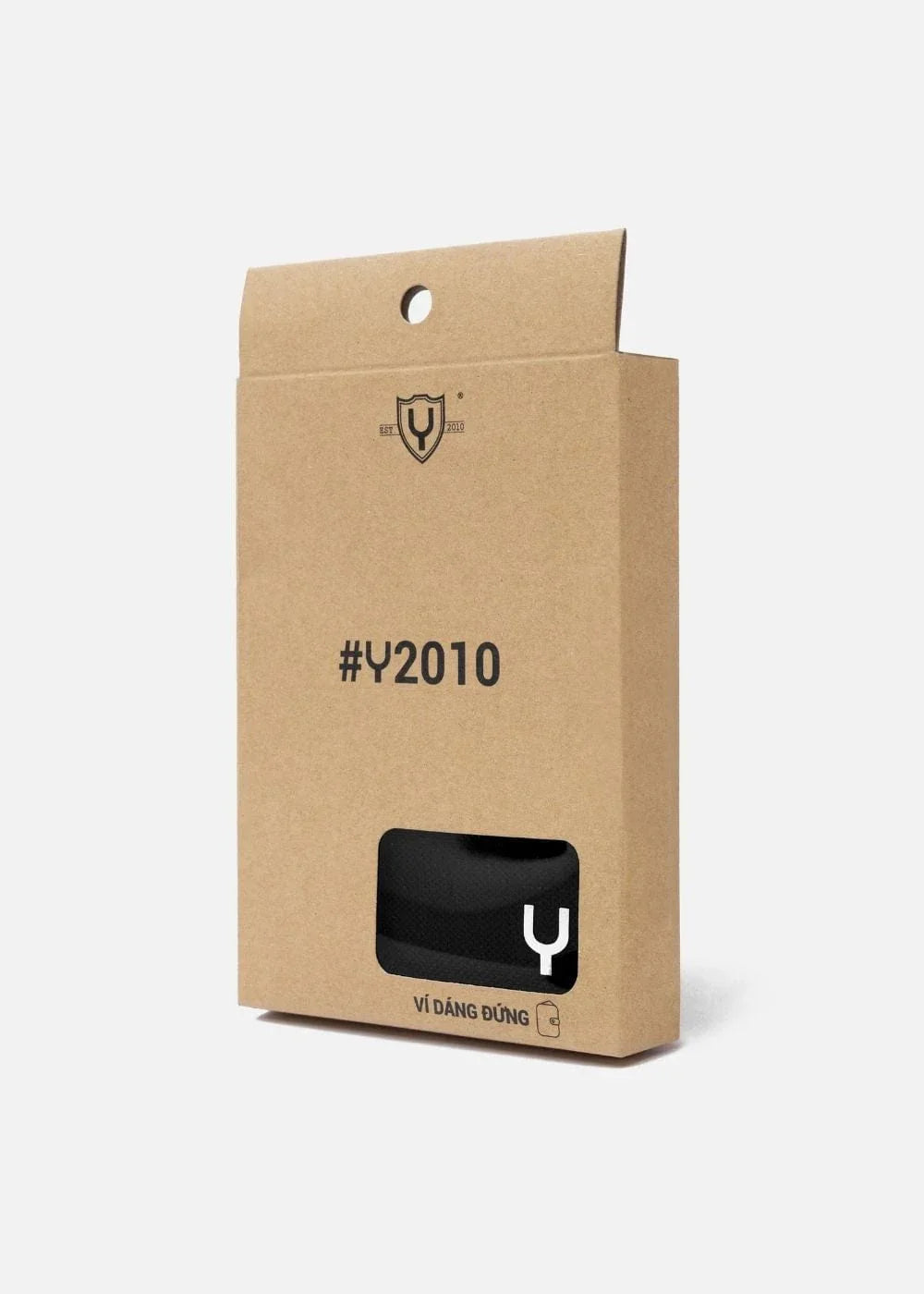 Ví Đứng Canvas Bền Nhẹ #Y2010 02 Đen - YaMe.vn