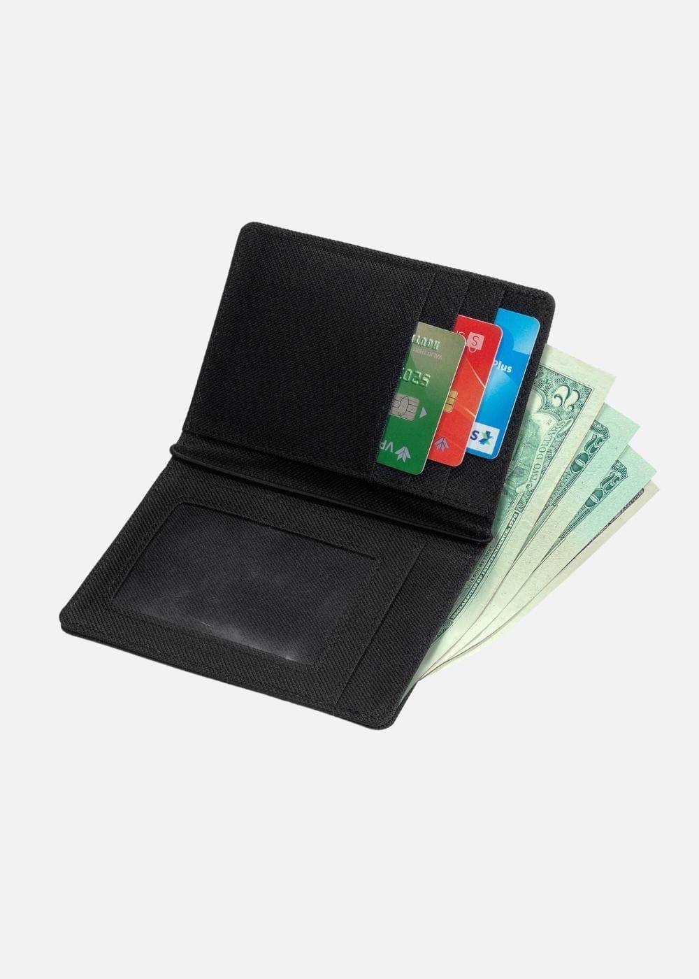 Ví Đứng Canvas Bền Nhẹ #Y2010 03 Đen - YaMe.vn