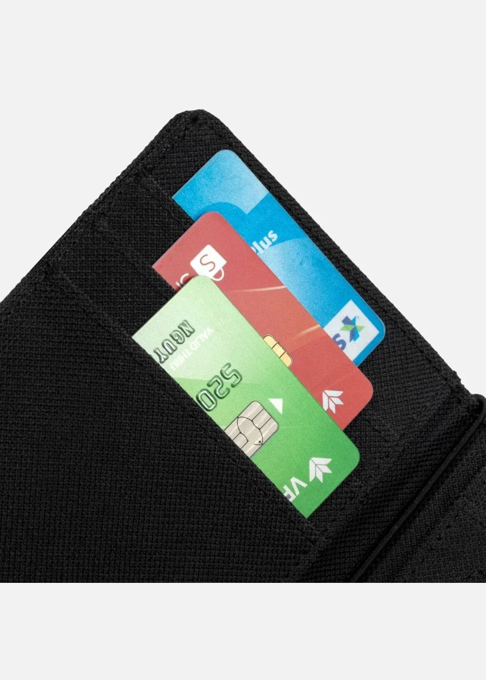 Ví Đứng Canvas Bền Nhẹ #Y2010 03 Đen - YaMe.vn