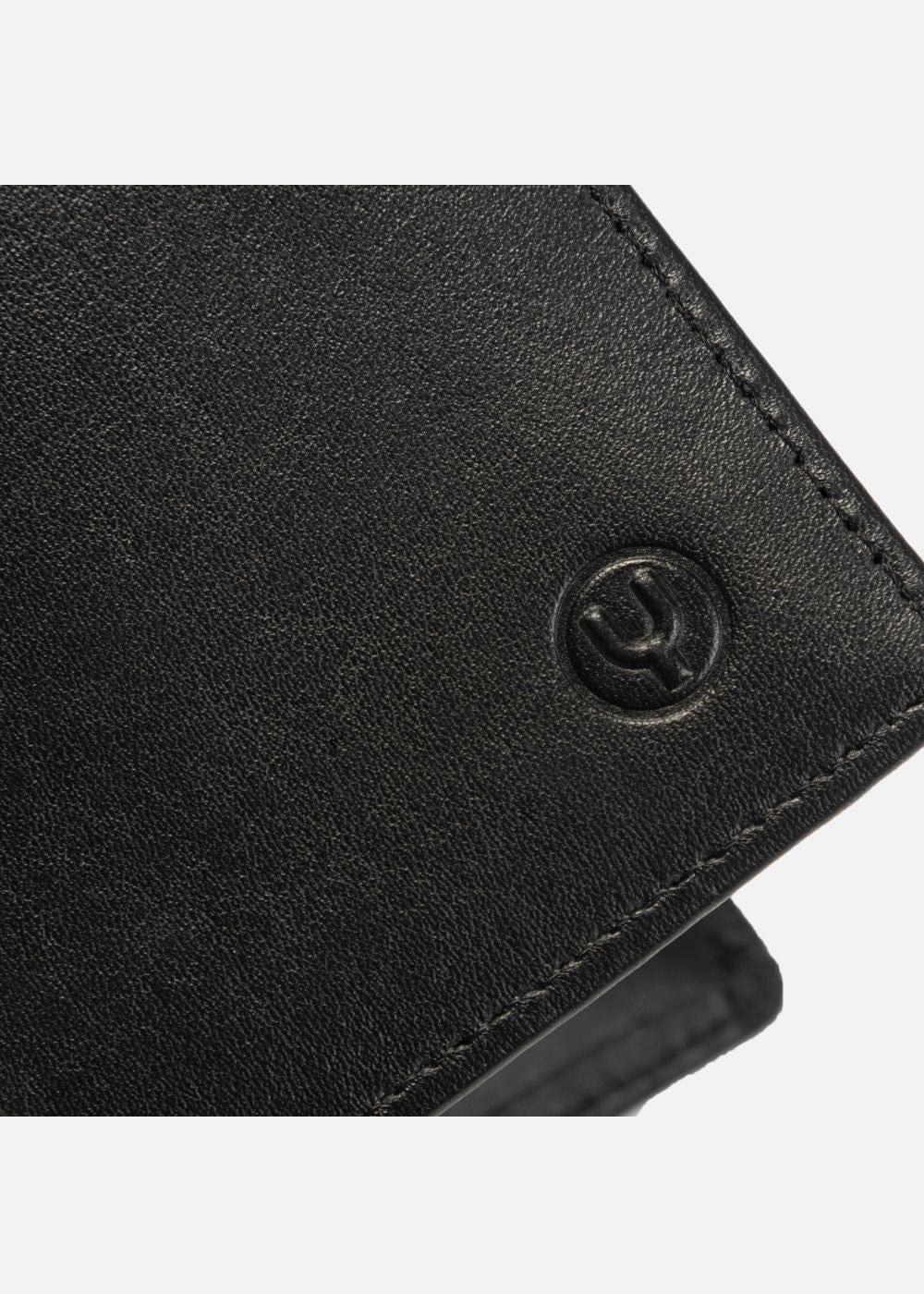 Ví Ngang Da Bò #Y2010 DB001 Đen - YaMe.vn