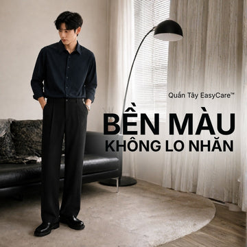 Bí quyết mặc quần ống suông vừa vặn, chuẩn phom từ Quần Tây The No Style 244