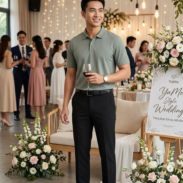 Gợi ý 5 bộ đồ nam đi ăn đám cưới lịch sự mà không tốn nhiều tiền.