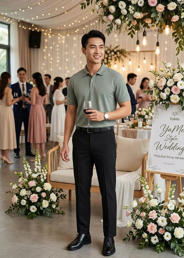 Gợi ý 5 bộ đồ nam đi ăn đám cưới lịch sự mà không tốn nhiều tiền.