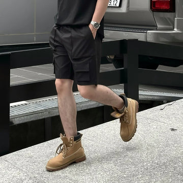 Quần short nam mặc sao cho không lùn?