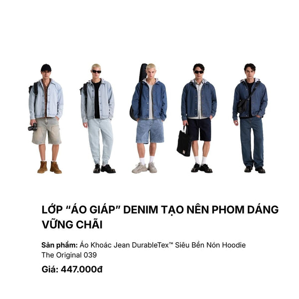 JEAN YAME: DI SẢN DENIM - ĐỘT PHÁ CÔNG NGHỆ MỚI