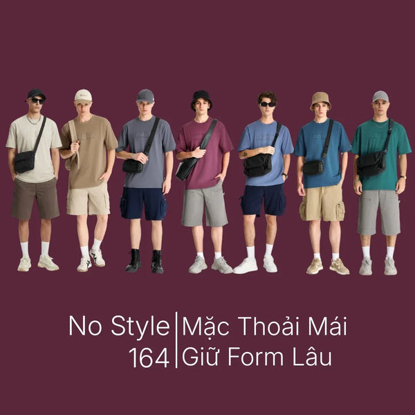Áo Thun The No Style 164 - Ứng Dụng Công Nghệ FlexFit™ Trên Nền Vải Cotton Compact 225gsm
