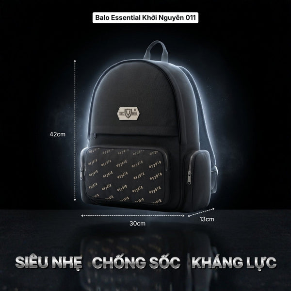 Balo Khởi Nguyên 011: Tối ưu trọng lượng và hệ thống đệm bảo vệ đa lớp
