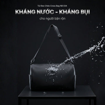 NB 034: Túi đeo chéo "kháng nước, kháng bụi" cho người bận rộn
