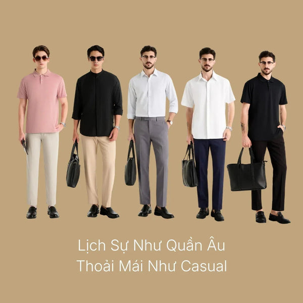 Quần Tây Casual Non Branded 030 - Giải Mã Chất Liệu EasyCare™ Twill & Phom Dáng "Đứng"