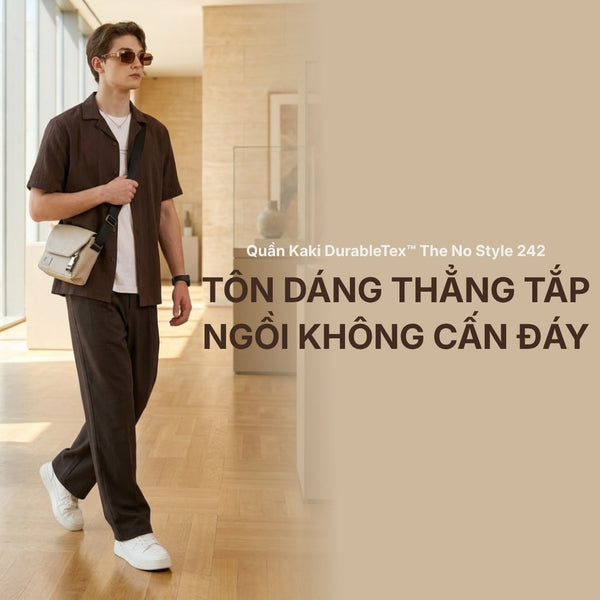 Trên Tay Chiếc Quần Ống Rộng The No Style 242: Tạm Biệt Cảm Giác Gò Bó, Tự Tin "Hack" Chiều Cao