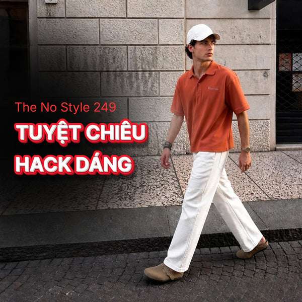 Áo Polo The No Style 249: Tuyệt chiêu "Hack" dáng chuẩn nhờ phom Boxy và chất vải Double Face