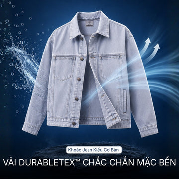 Áo Khoác The Original 036: Định hình vóc dáng bằng vải Denim 13oz và cấu trúc rập Boxy