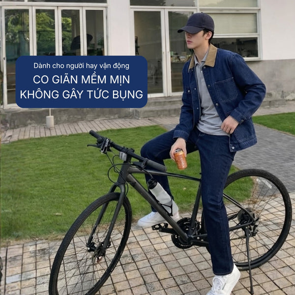 Quần Jeans The Original 058: Khi Denim truyền thống được nâng cấp bằng sợi Rayon và Spandex co giãn