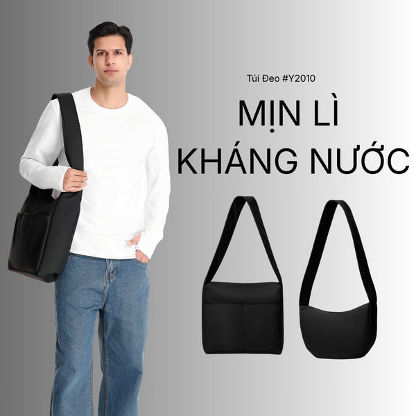 Trên tay bộ sưu tập Túi Đeo #Y2010: Trải nghiệm kết cấu "Mịn Lỳ" và khả năng kháng nước từ lớp phủ PUL