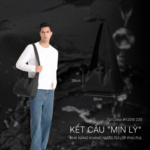 Trên tay bộ sưu tập Túi Đeo #Y2010: Trải nghiệm kết cấu "Mịn Lỳ" và khả năng kháng nước từ lớp phủ PUL