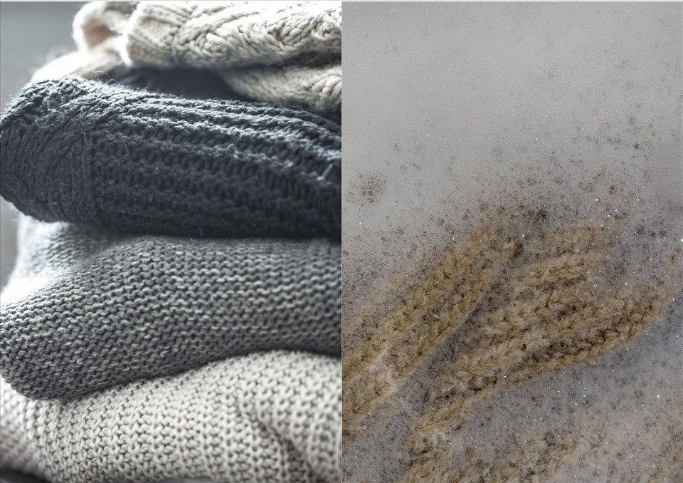 Cách giặt áo len để không bị dão và mất form.