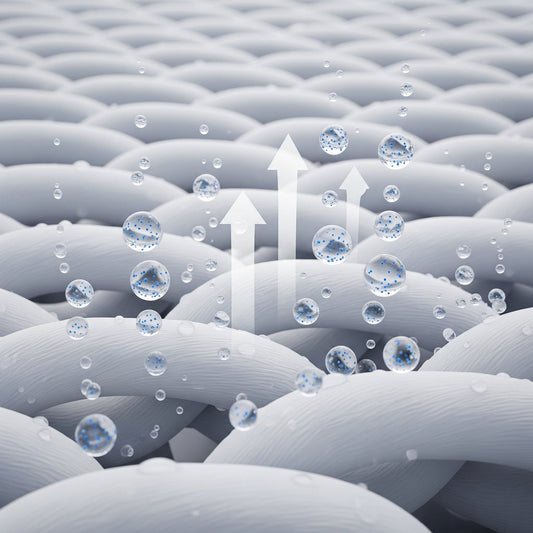 Vải điều hòa thân nhiệt (Phase Change Material - PCM).