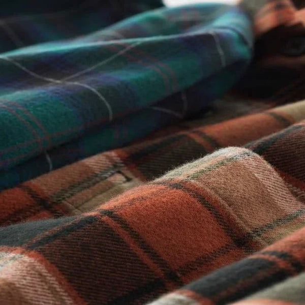 Vải Flannel (Dạ) – Kẻ caro huyền thoại của mùa thu đông.