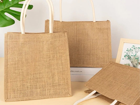 Vải Jute (sợi đay) và ứng dụng trong phụ kiện thời trang.