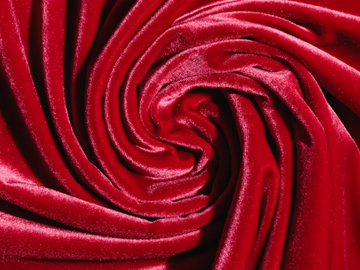 Vải nhung (Velvet) - Sang trọng nhưng khó bảo quản.