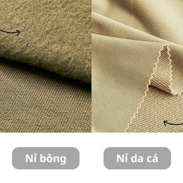 Vải nỉ da cá vs. Vải nỉ bông: Loại nào ấm hơn?