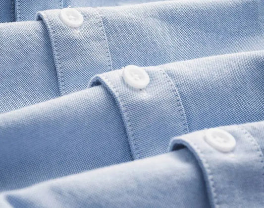 Vải Oxford – Bề mặt hơi nhám, phong cách casual bụi bặm.