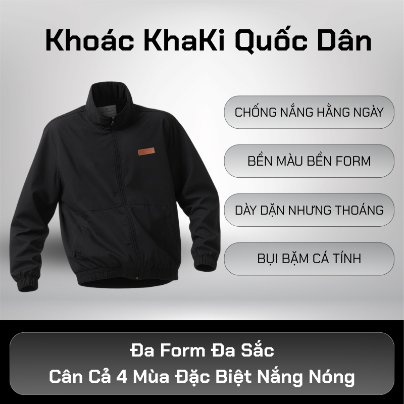 Áo Khoác Kaki