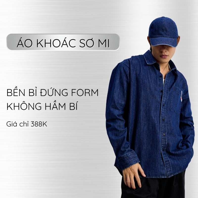 Áo Khoác Sơ Mi - YaMe.vn