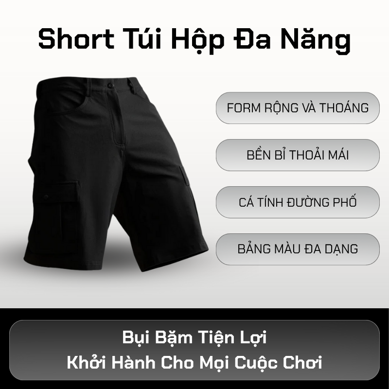 Quần Short Cargo
