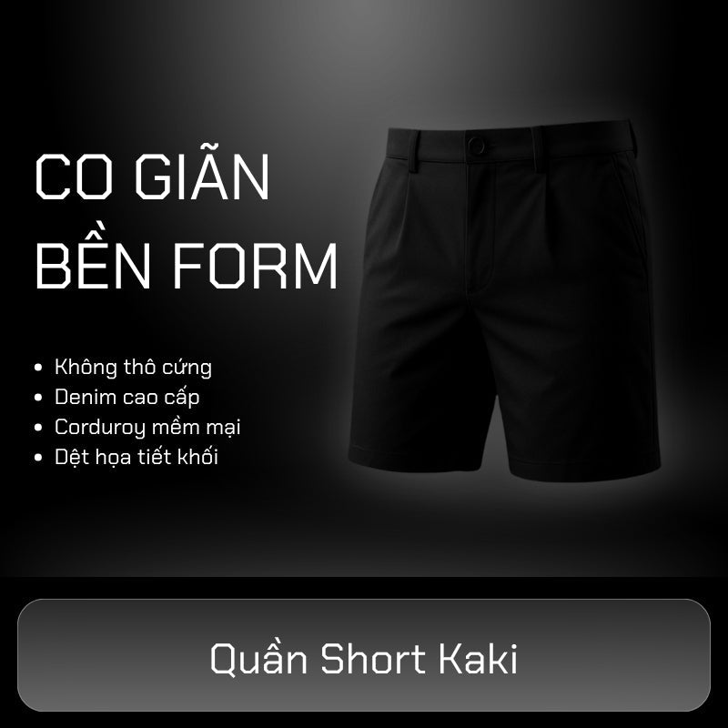Quần Short Kaki