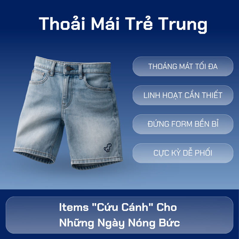Quần Jeans Short