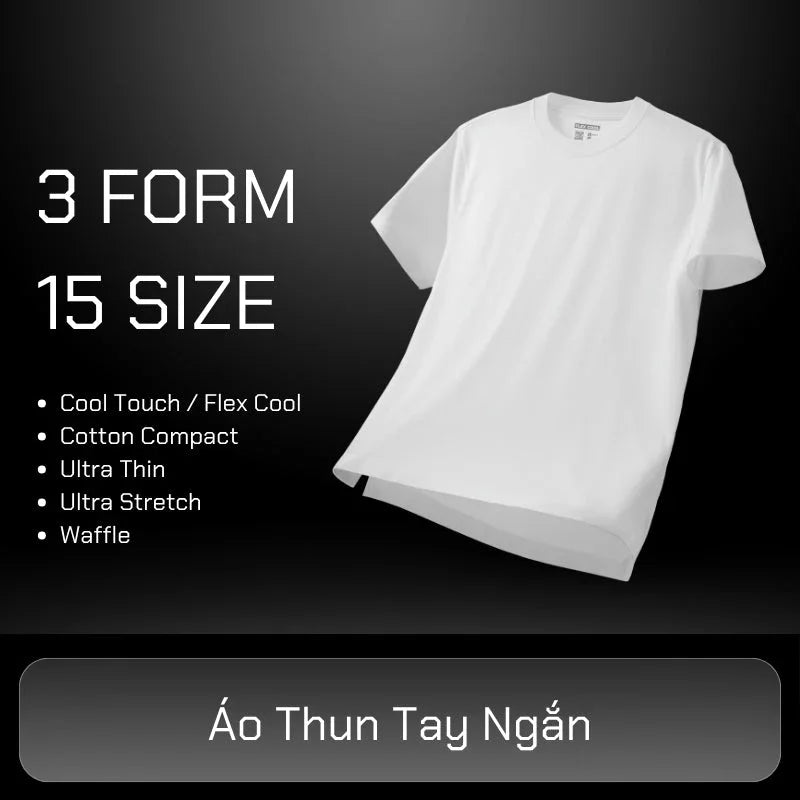 Áo Thun Cổ Tròn Tay Ngắn
