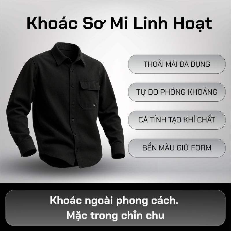 Áo Khoác Sơ Mi