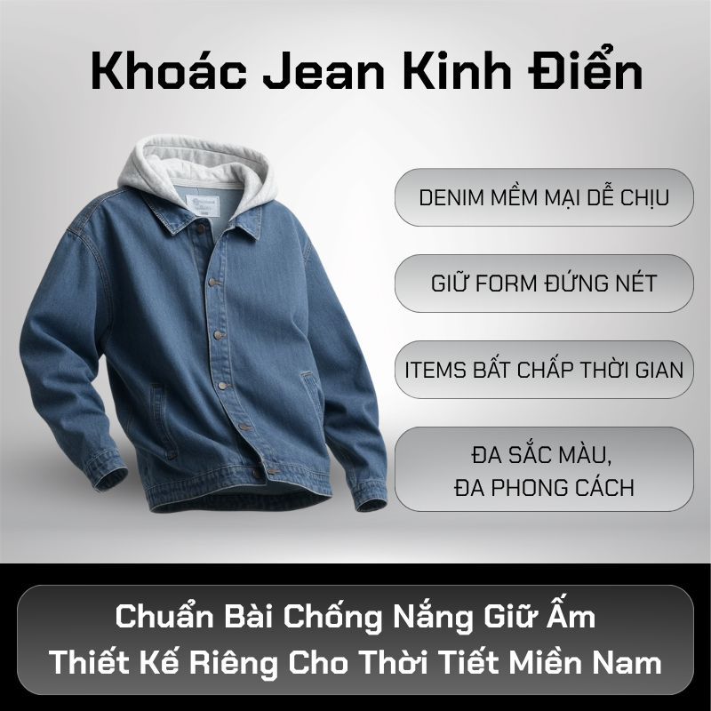 Áo Khoác Jean