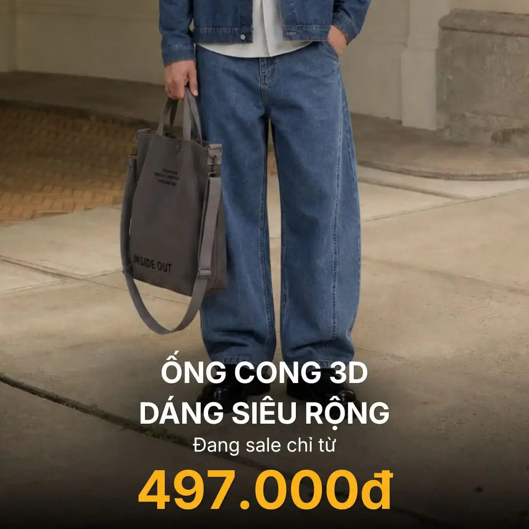 Quần Jeans Baggy Fit