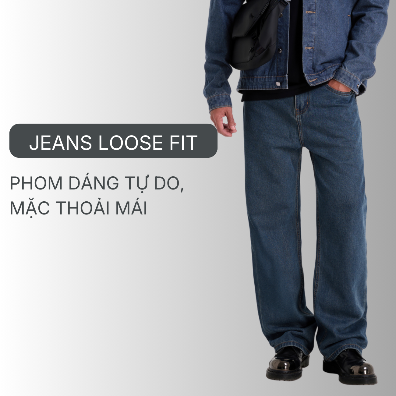 Quần Jeans Loose Fit - YaMe.vn