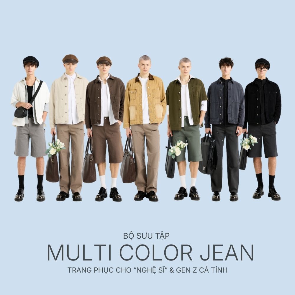 Bộ sưu tập Multi Color Jean - YaMe.vn