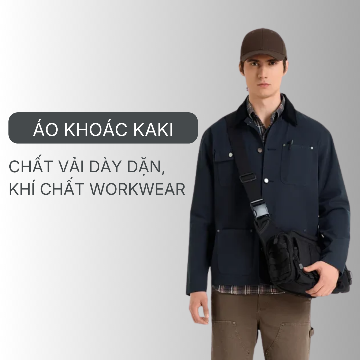 Áo Khoác Kaki - YaMe.vn