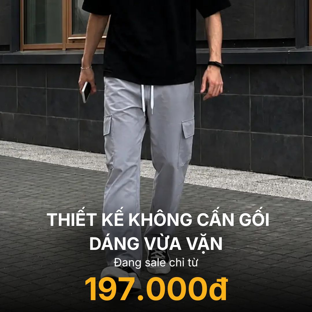 Quần Easy Pant Regular Fit