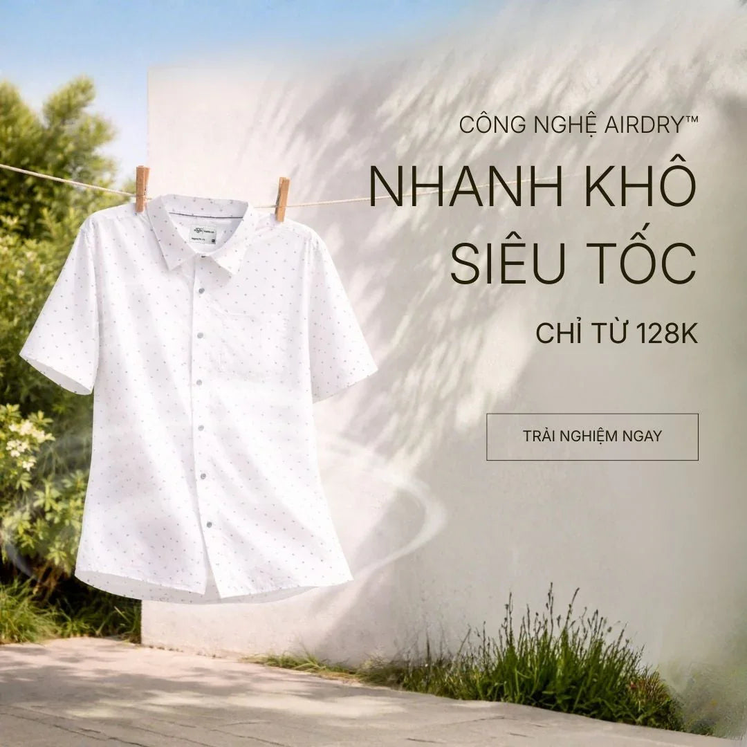 Công nghệ AirDry™ (Trang Phục Nhanh Khô Thoáng Khí)