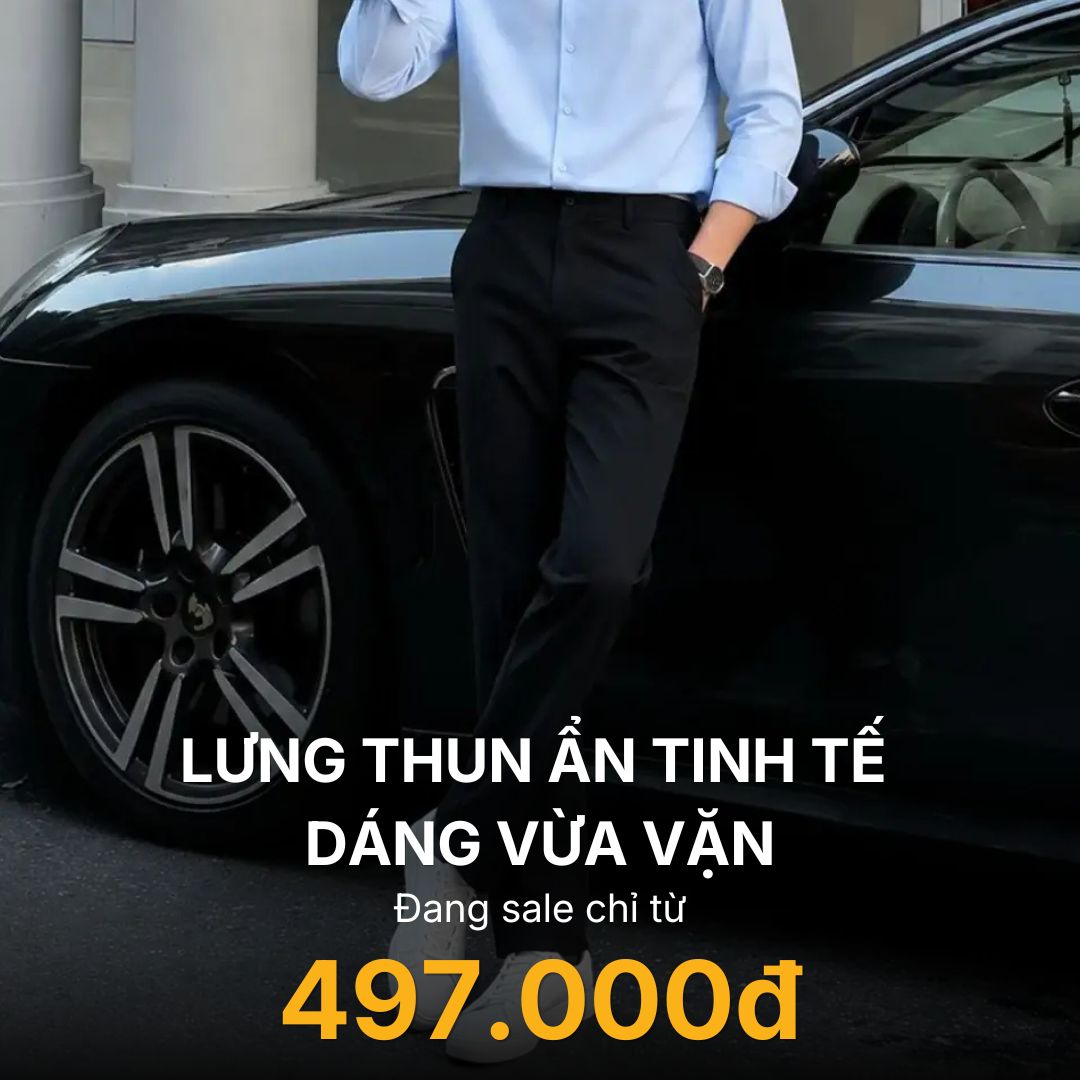 Quần Tây Regular Fit