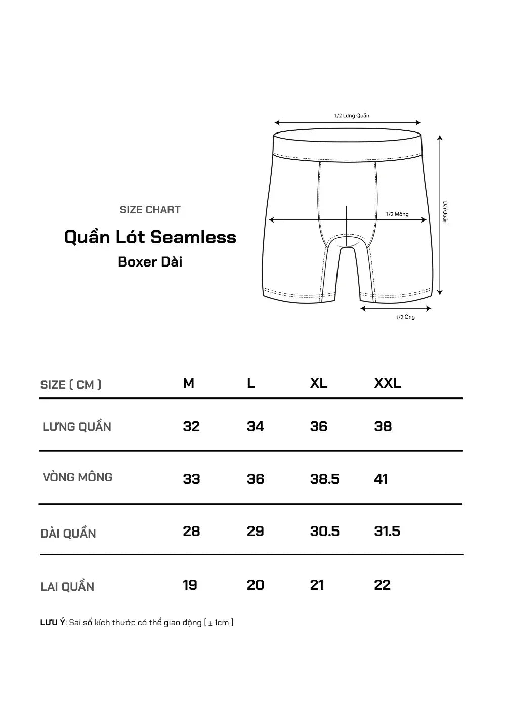 Quần Lót Nam Boxer Seamless Mềm Siêu Co Giãn Beginner 82 Xám Trắng